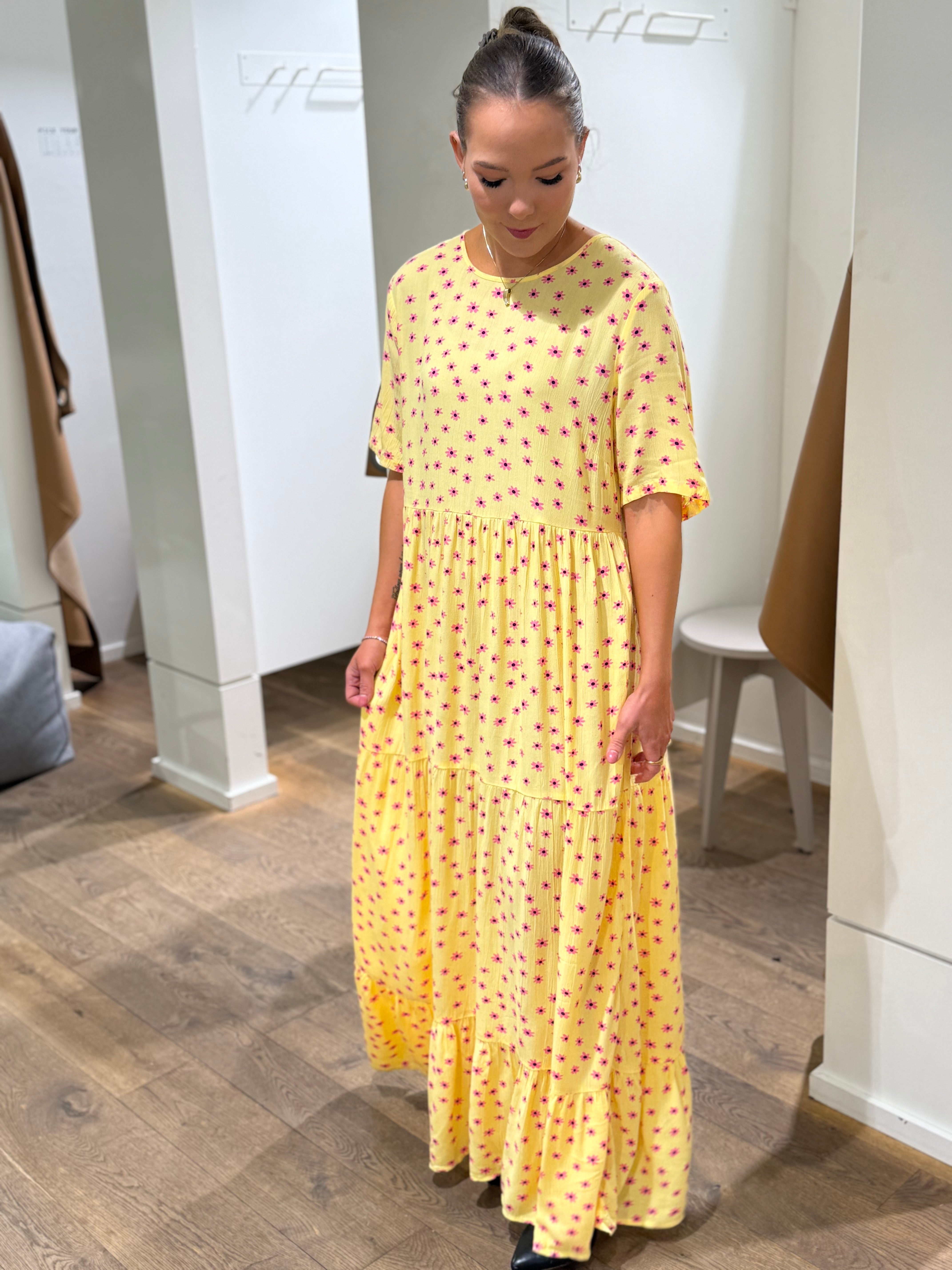 PCEVIE Long Dress - French Vanilla